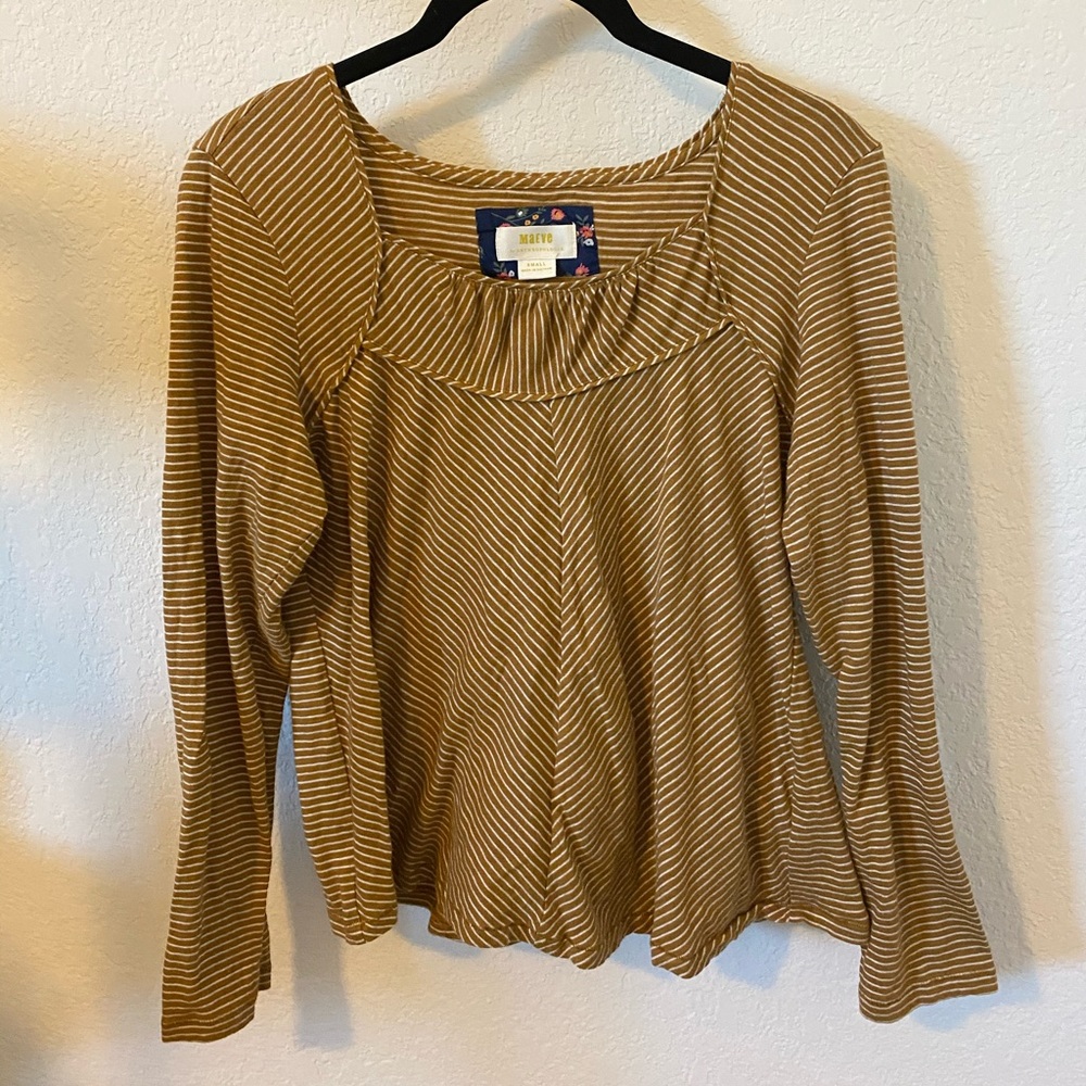 Mustard Stripped Long Sleeve